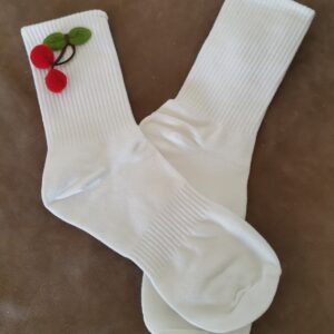 3D Cherry Socks
